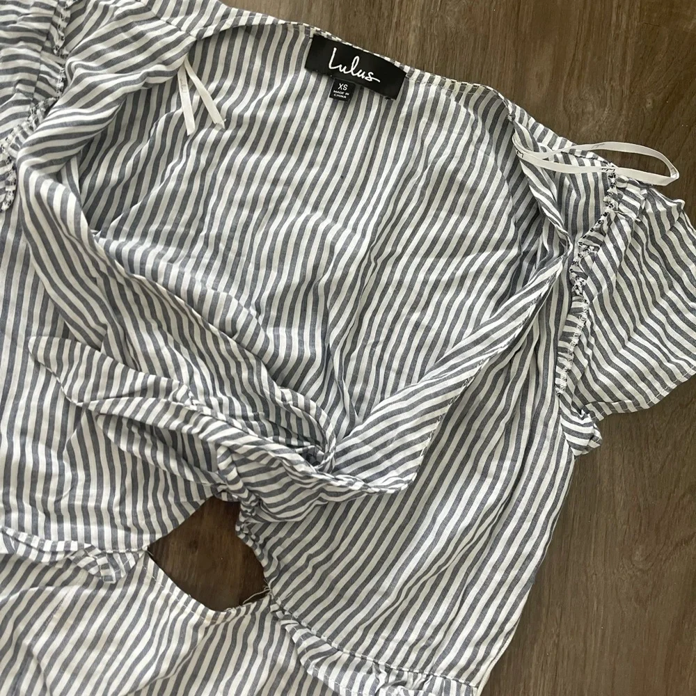 LuLus Stripe Dress - Picture 3 of 4